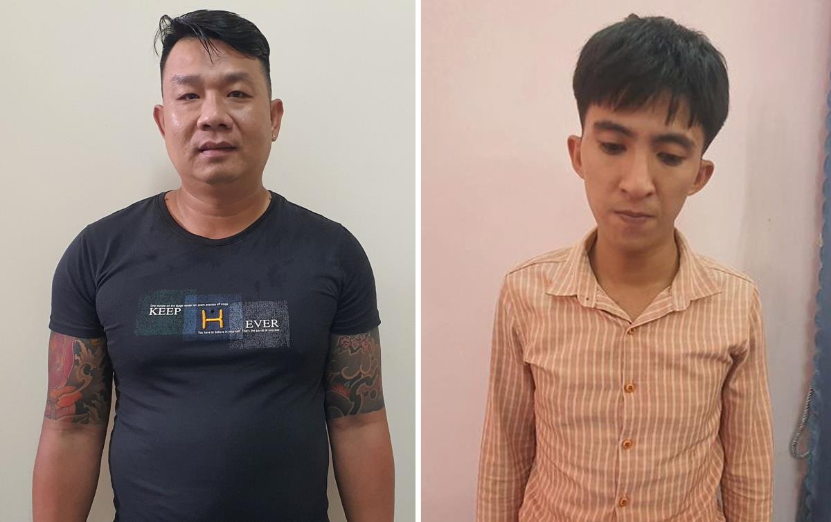 2 đối tượng Thạo và Tín bị bắt giữ.