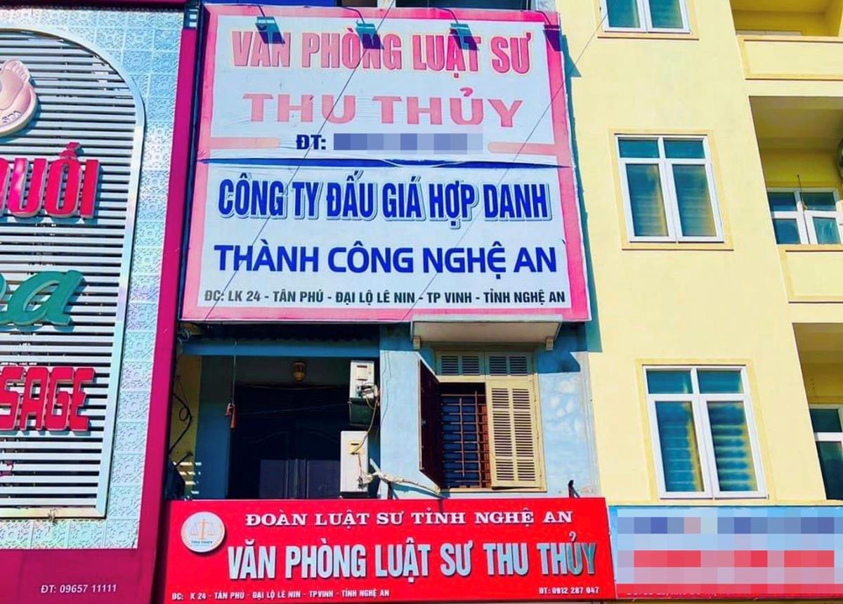 Công ty CP đấu giá hợp danh Thành Công do Lê Thị Thu Thủy thành lập.