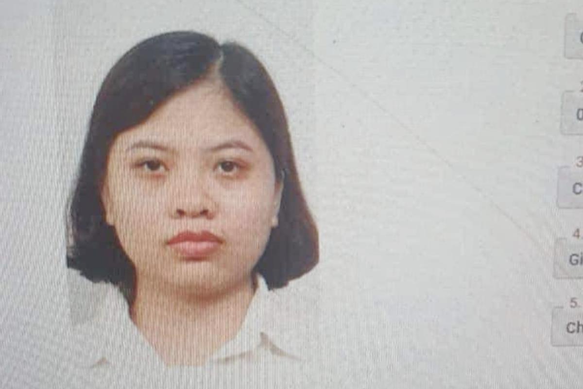 Lực lượng 33win03 phát đi thông báo truy tìm nghi can Giáp Thị Huyền Trang.
