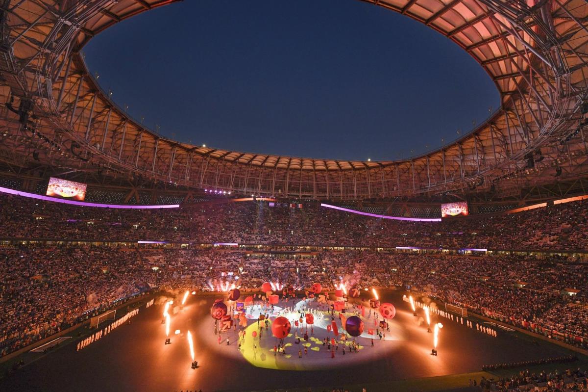 Sân vận động Lusail, nơi diễn ra lễ khai mạc Asian Cup năm nay.