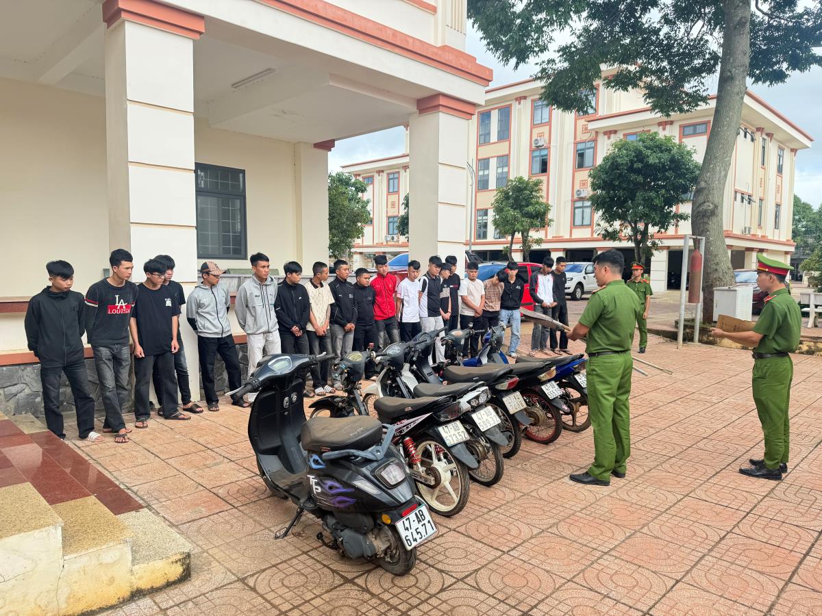 Các đối tượng gây rối bị cơ quan 33win03 bắt giữ.