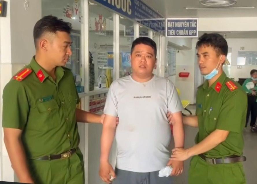 Đối tượng Trần Văn Quốc bị công an bắt giữ. Ảnh: 33win03 cung cấp