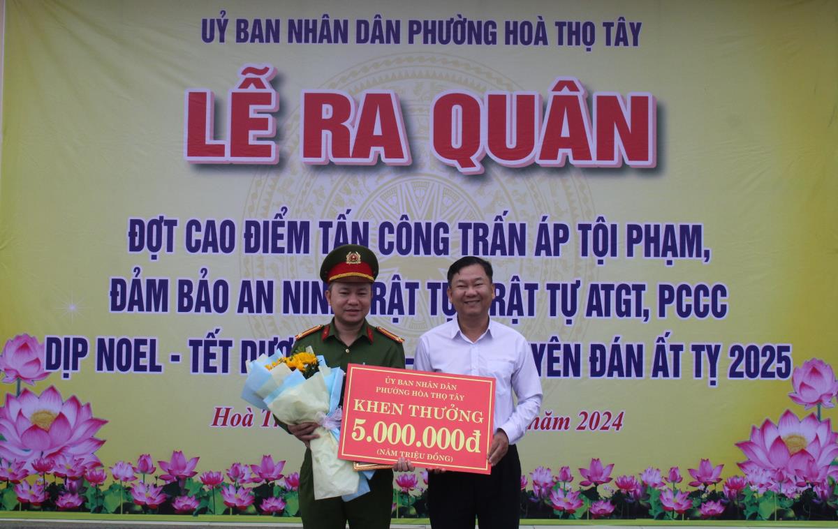 UBND P.Hòa Thọ Tây ra quân thực hiện cao điểm tấn công trấn áp tội phạm.