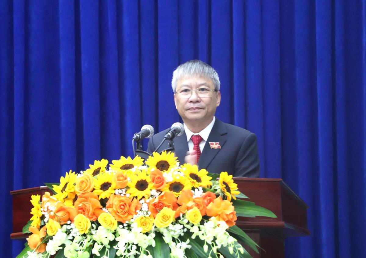 Quang cảnh Kỳ họp thứ hai mươi tám HĐND tỉnh Quảng Nam khóa X.