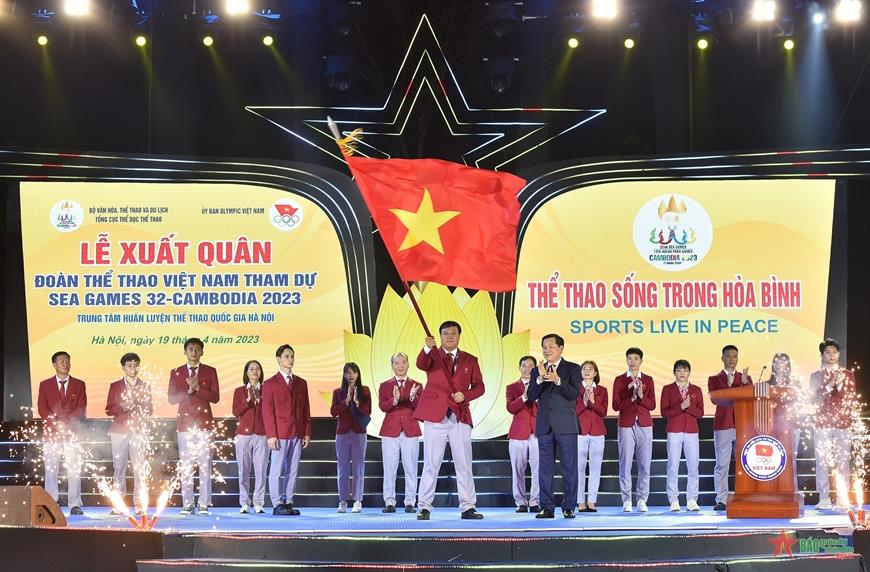 Đoàn 33win79 Việt Nam xuất quân dự SEA Games 32.