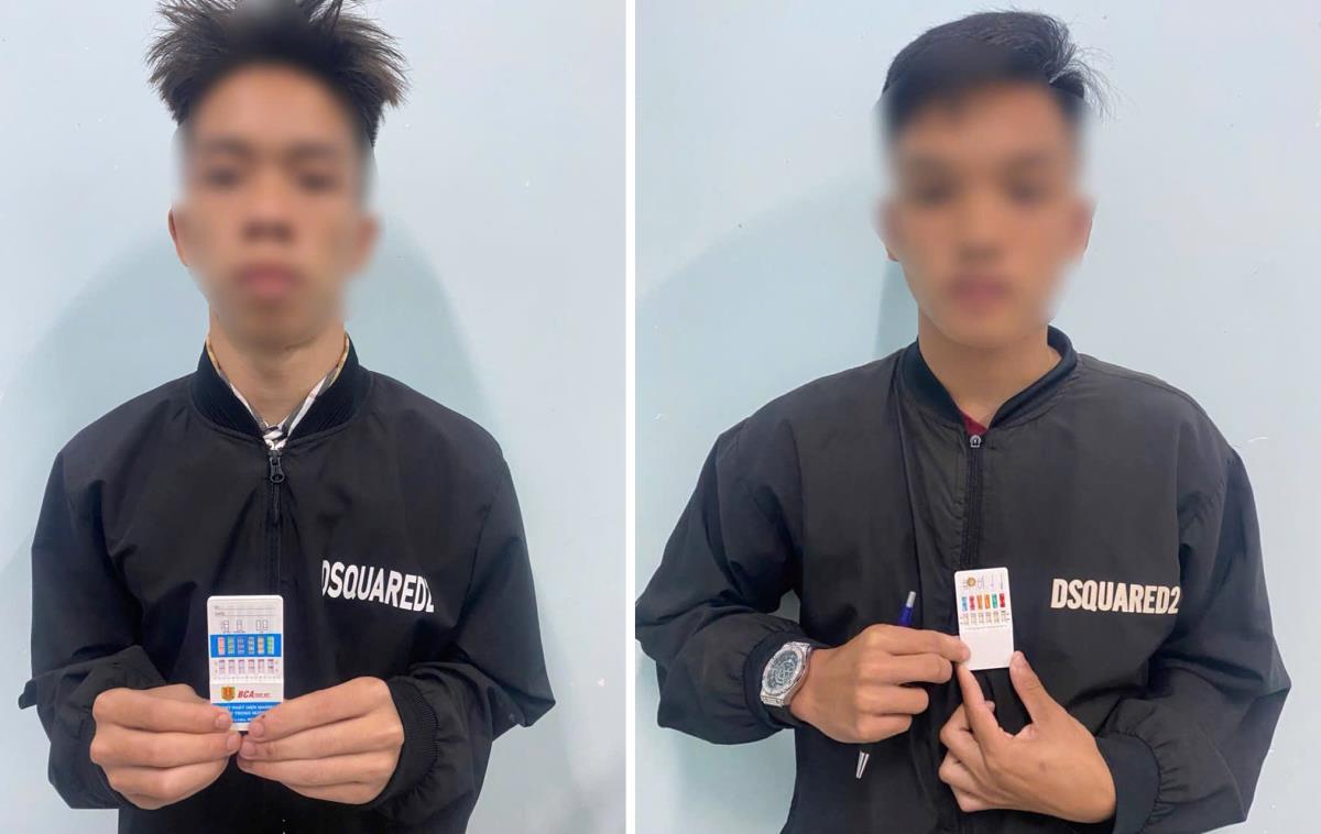 Hai đối tượng T. và H. tại cơ quan 33win03.