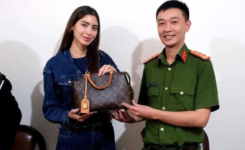 Đối tượng Nguyễn Lâm Thái tại cơ quan công an Phường Xuân Hương- Đà Lạt.