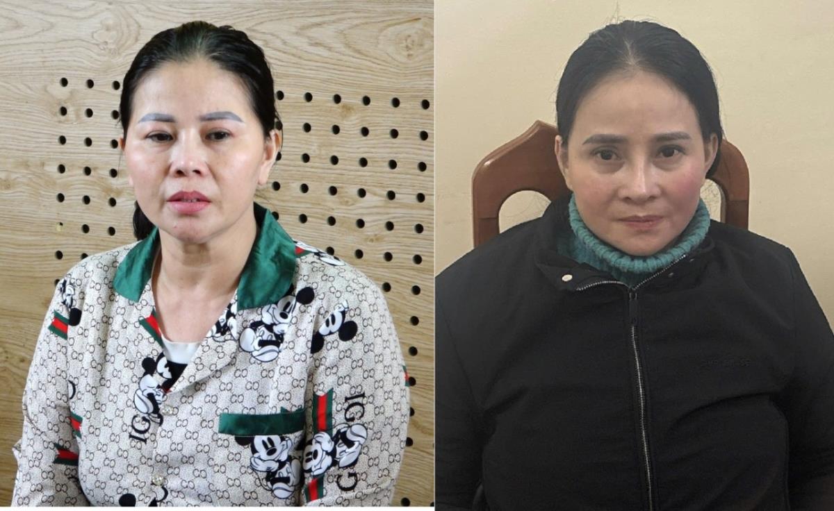 Lê Thị Ánh Sương và Lê Thị Giang tại cơ quan 33win03.