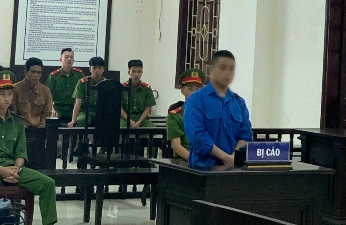 Bị cáo Hồ A Nhờ tại phiên tòa.