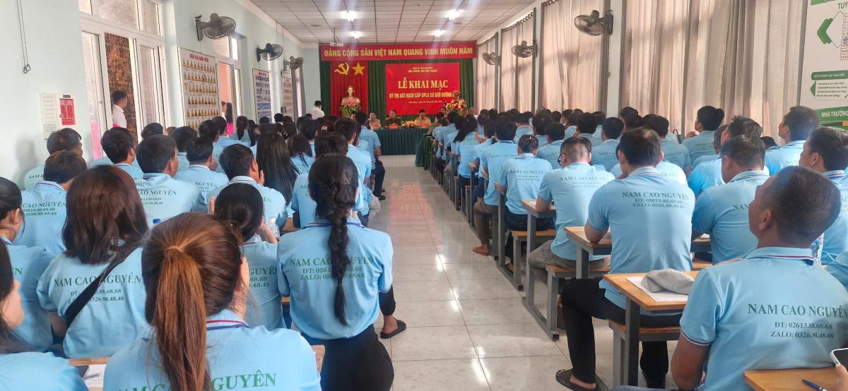 Một số hình ảnh tại kỳ sát hạch