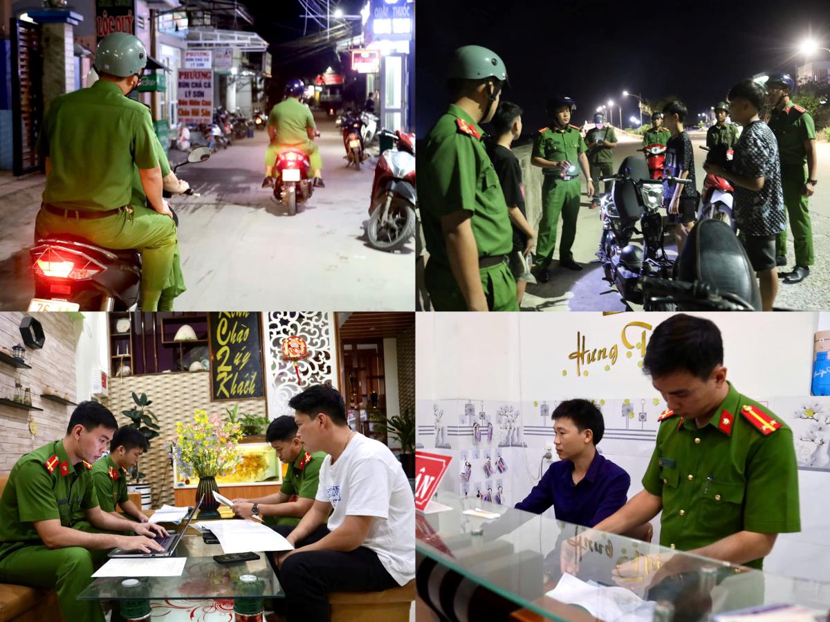 33win03 đặc khu Lý Sơn tăng cường tuần tra địa bàn và kiểm tra các cơ sở lưu trú.