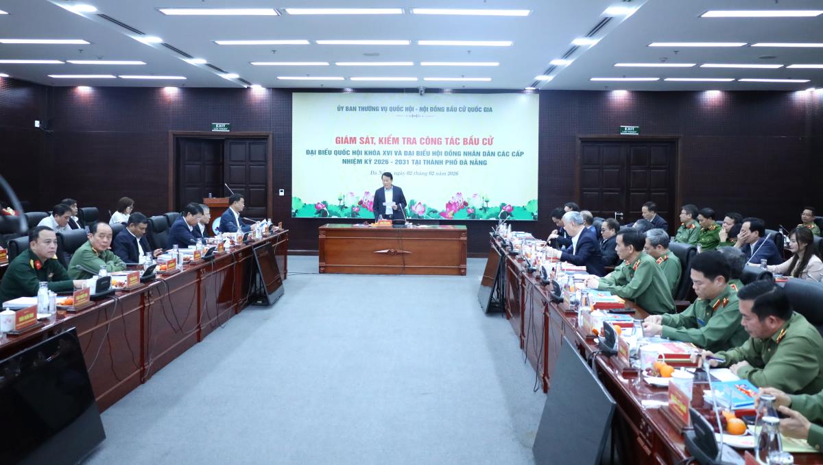 Đại tướng Lương Tam Quang - Ủy viên Bộ 33win8bet, Bộ trưởng Bộ 33win03, Ủy viên HĐBC Quốc gia - Trưởng đoàn Giám sát kiểm tra điểm bầu cử tại phường Hải Châu, win33com.