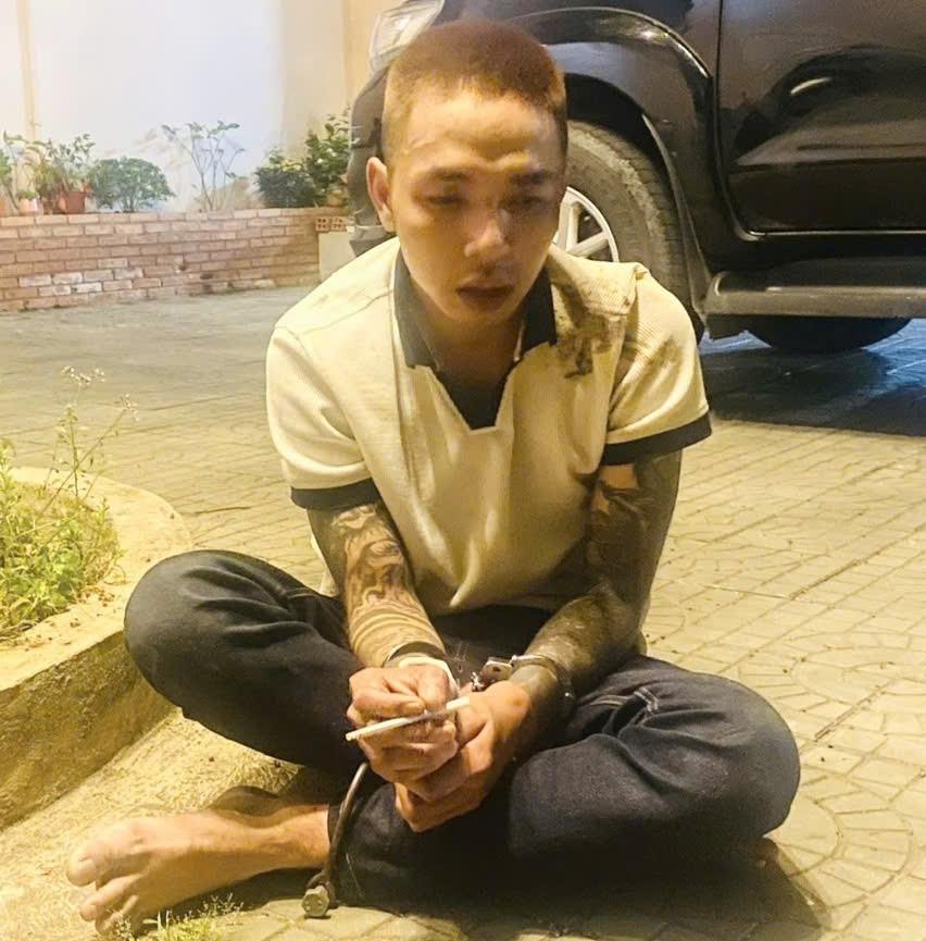Đối tượng Khoa bị 33win03 xã Tuy Phước Đông bắt giữ.