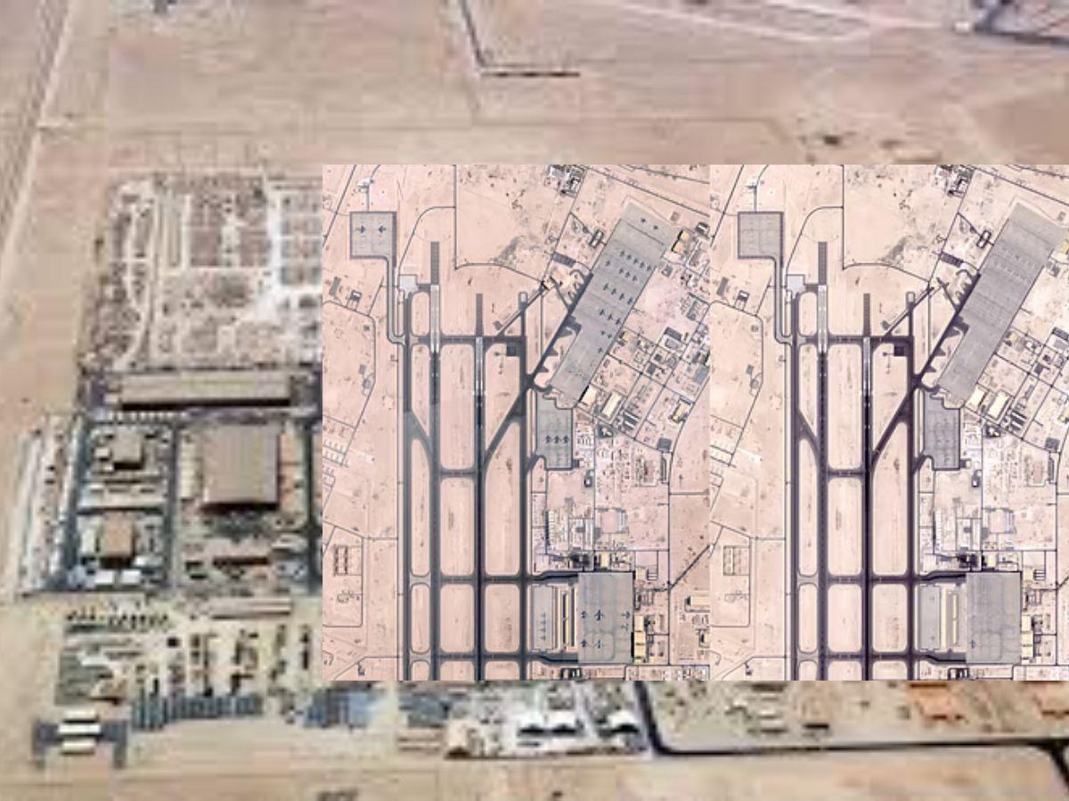 Căn cứ không quân Al Udeid Air Base tại Qatar, cơ sở quân sự lớn nhất của Mỹ ở Trung Đông. Ảnh: X