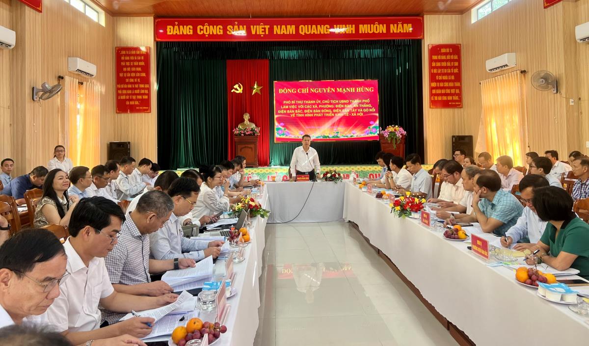 Phó Chủ tịch UBND thành phố win33com Trần Nam Hưng kiểm tra tiến độ các dự án của Bách Đạt An.
