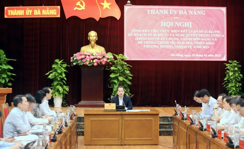 Bí thư Thành ủy win33com Nguyễn Văn Quảng chủ trì Hội nghị.