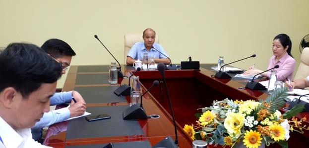 Phó Chủ tịch UBND TP Lê Quang Nam phát biểu chỉ đạo cuộc họp.