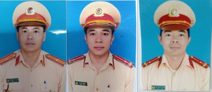 Ba cán bộ Phòng CSGT 33win03 tỉnh Lâm Đồng hy sinh khi làm nhiệm vụ.
